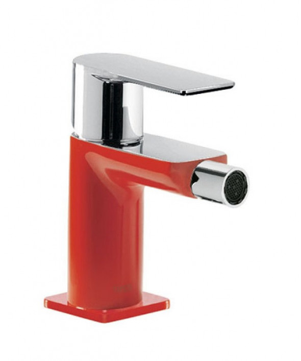 Tres Loft-Colors bateria bidetowa czerwony/chrom 200.120.01.RO