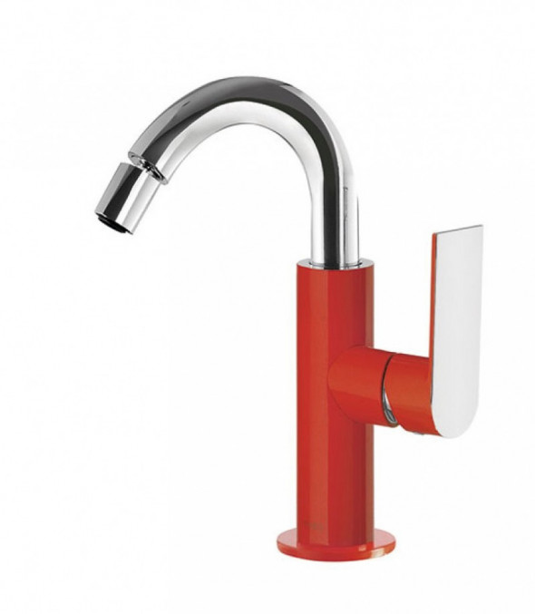 Tres Loft-Colors bateria bidetowa czerwony/chrom 200.224.01.RO