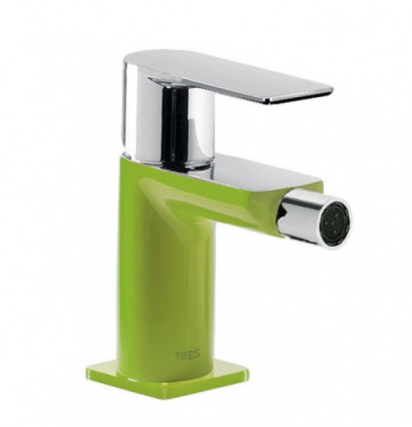 Tres Loft-Colors bateria bidetowa zielony/chrom 200.120.01.VE
