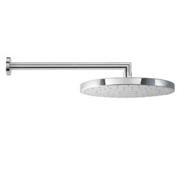 Tres Max deszczownica śr.25cm z ramieniem ściennym chrom 1.34.232