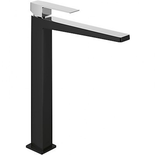 Tres Slim-Tres bateria umywalkowa wysoka perlator czarny chrom 202.103.05.NE