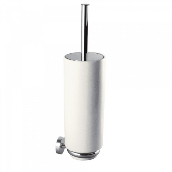 Tres Slim-Tres pojemnik na szczotkę WC wiszący ceramika chrom 1.61.636.24