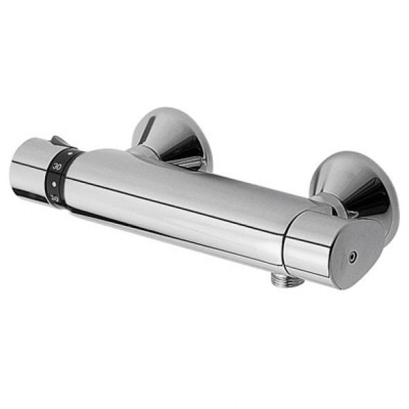 Tres Star bateria natryskowa termostatyczna z zestawem chrom 1.90.162.9