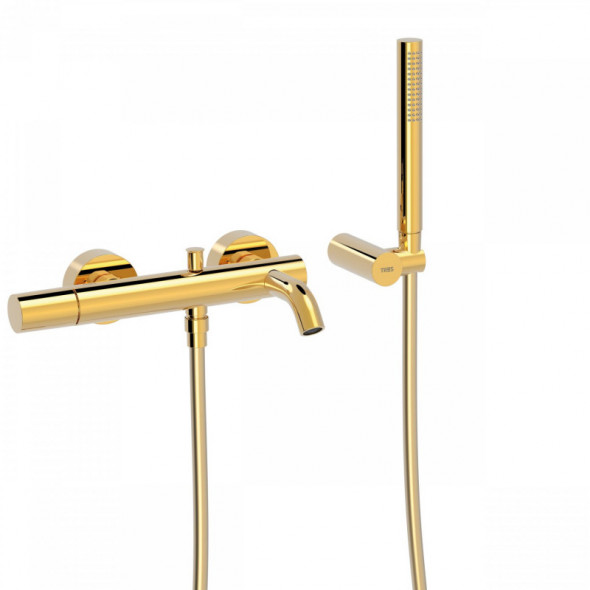 Tres Study Exclusive bateria wannowa z zestawem złoty polerowany 261.170.01.OR