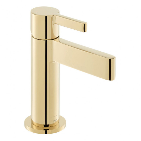 Vado Edit bateria umywalkowa mini bez korka złoto polerowane IND-EDI100M/SB-BG