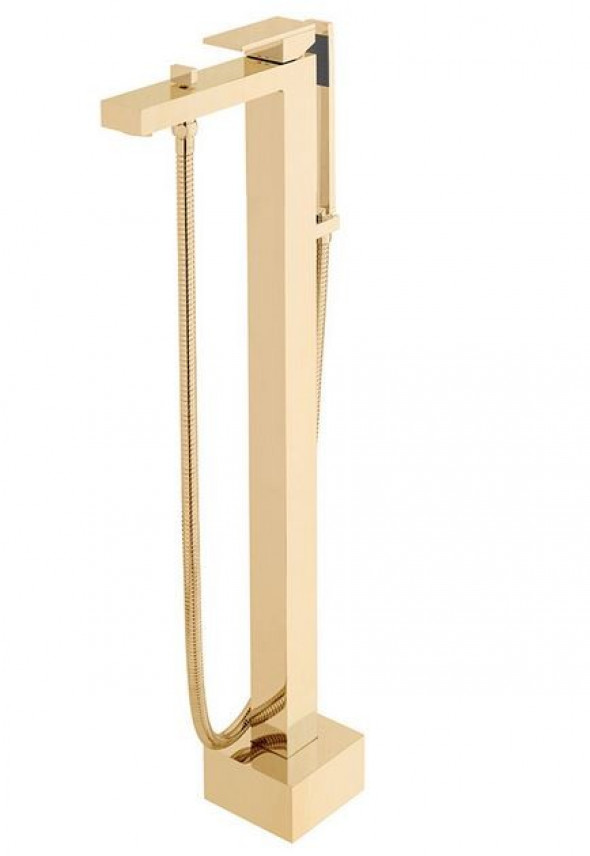 Vado Notion bateria wannowa wolnostojąca podłogowa złoto szczotkowane IND-NOT233-BRG