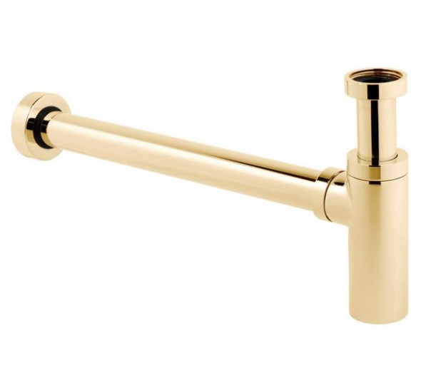 Vado syfon umywalkowy ozdobny złoto polerowane IND-461/UK-1.1/4-BG