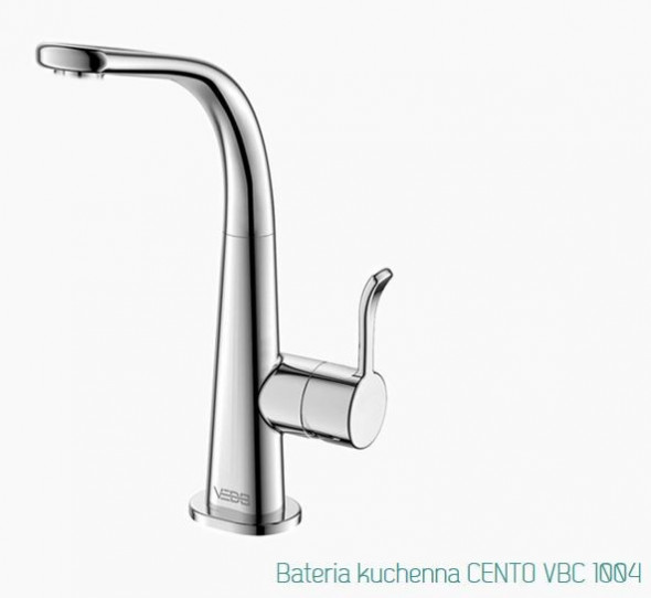 Vedo Cento bateria kuchenna zlewozmywakowa chrom VBC1004