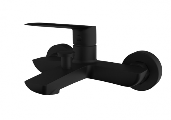 Vedo Desso Nero bateria wannowa ścienna czarny mat VBD4006CZ