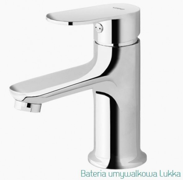 Vedo Lukka bateria umywalkowa bez korka chrom VBL2001