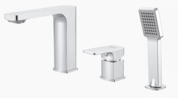 Vedo Mito bateria wannowa 3-otworowa chrom VBM3030