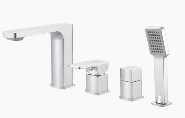 Vedo Mito bateria wannowa 4-otworowa chrom VBM3040