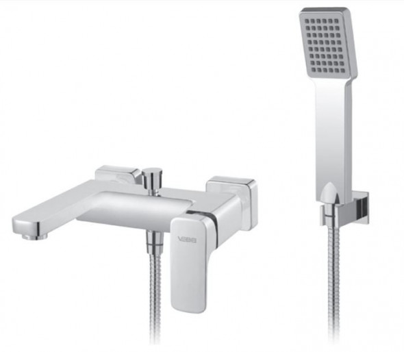 Vedo Mito bateria wannowa ścienna z zestawem chrom VBM3006/S