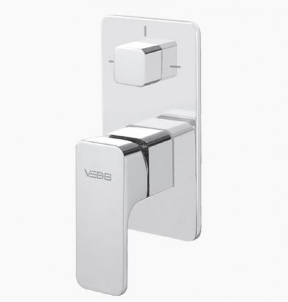 Vedo Mito bateria wannowo-prysznicowa podtynkowa 3-drożna chrom VBM3017