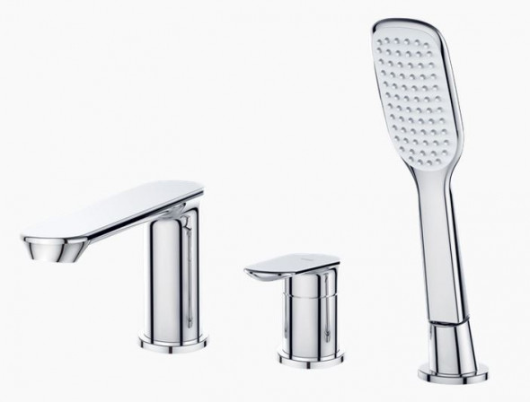 Vedo Otto bateria wannowa 3-otworowa chrom VBO8030