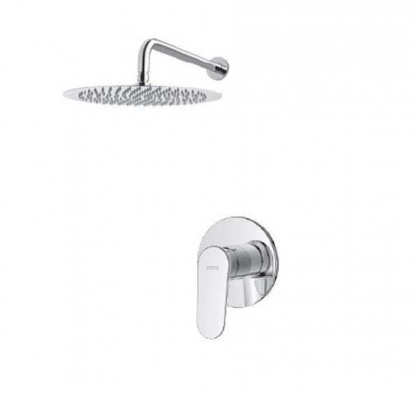 Vedo Otto system prysznicowy podtynkowy z deszczownicą 20x20 chrom VBO8222/20