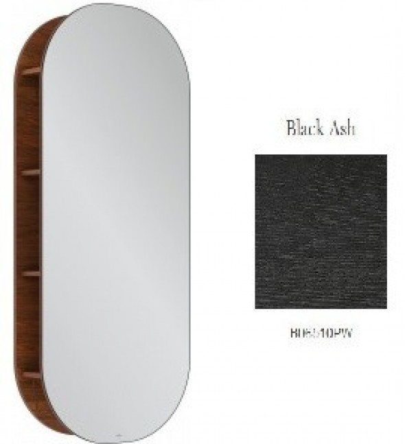 Villeroy&amp;Boch Antheus regał z lustrem 60x140x178 cm Black Ash B30600PW