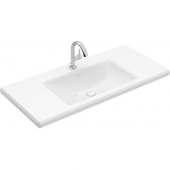 Villeroy&amp;Boch Antheus umywalka meblowa 100x54 cm bez przelewu z otworem na baterię biały weiss alpin Ceramicplus 4A09A2R1