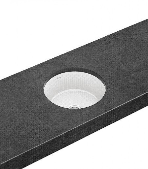 Villeroy&amp;Boch Architectura umywalka podblatowa 34cm 34x34 biała weiss alpin 41754001