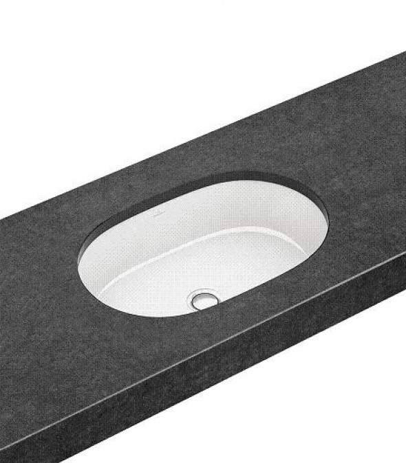 Villeroy&amp;Boch Architectura umywalka podblatowa bez przelewu 54cm 54x34 biała weiss alpin ceramicplus 417661R1