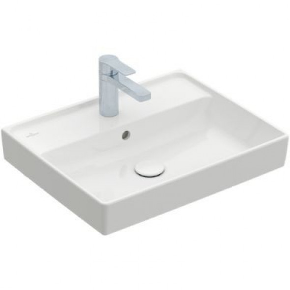 Villeroy&amp;Boch Collaro umywalka meblowa 55x44 cm z przelewem biała weiss alpin 4A335501