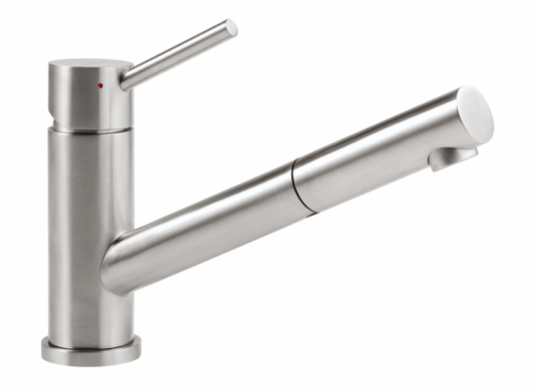 Villeroy&amp;Boch Como Shower bateria kuchenna z wyciąganą wylewką stal szczotkowana 925200LC