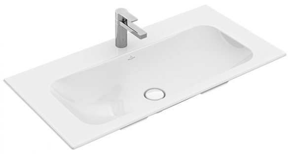 Villeroy&amp;Boch Finion umywalka meblowa z ukrytym przelewem ViFlow 100cm biały weiss alpin ceramicplus 4164ABR1
