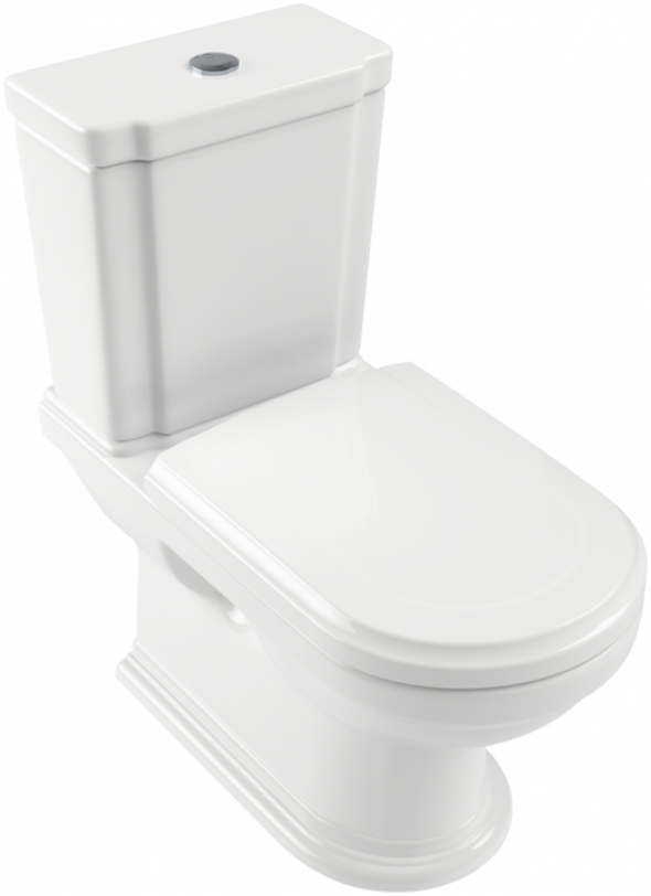 Villeroy&amp;Boch Hommage muszla do WC-kompakt biała weiss alpin ceramicplus 666210R1