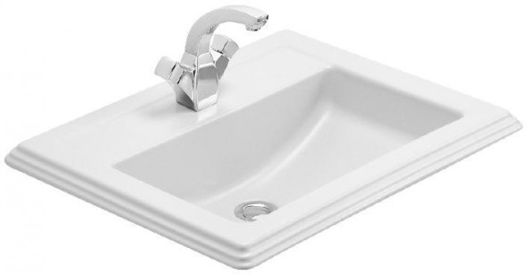 Villeroy&amp;Boch Hommage umywalka wpuszczana w blat 63cm 63x52,5 biała weiss alpin ceramicplus 7102A1R