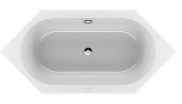Villeroy&amp;Boch Loop&amp;Friends Oval wanna szcześciokątna 190x90 biała weiss alpin UBA199LFO6V-01