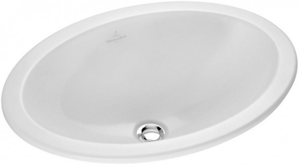 Villeroy&amp;Boch Loop&amp;Friends umywalka wpuszczana w blat 50cm 50x35,5 biała weiss alpin ceramicplus 615510R1