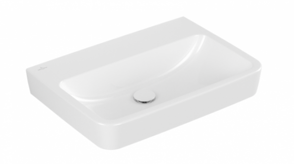 Villeroy&amp;Boch O.Novo umywalka wisząca bez otworu na baterię bez przelewu 65x46 cm biała Weiss Alpin CeramicPlus 4A4168R1