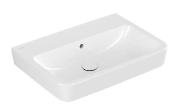 Villeroy&amp;Boch O.Novo umywalka wisząca bez otworu na baterię z przelewem 65x46 cm biała Weiss Alpin 4A416701