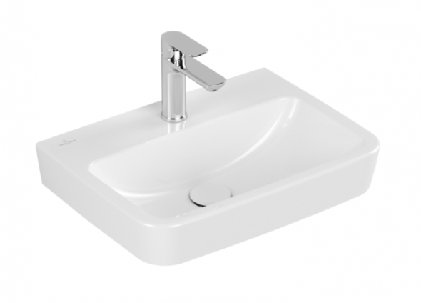 Villeroy&amp;Boch O.Novo umywalka wisząca bez przelewu 50x37 cm biała Weiss Alpin CeramicPlus 434451R1