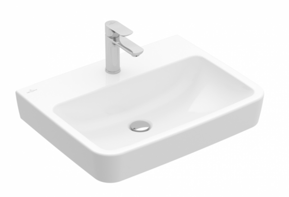 Villeroy&amp;Boch O.Novo umywalka wisząca bez przelewu 55x46 cm biała Weiss Alpin 4A415601