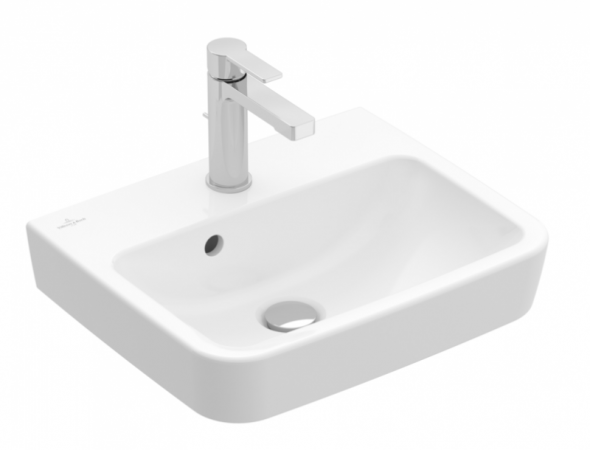 Villeroy&amp;Boch O.Novo umywalka wisząca z przelewem 50x37 cm biała Weiss Alpin 43445001