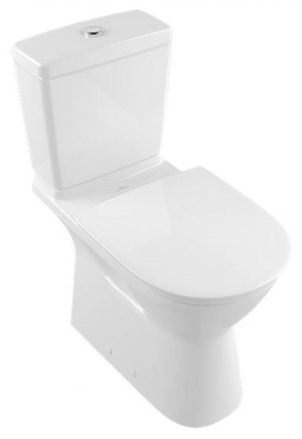 Villeroy&amp;Boch O.Novo Vita DirectFlush muszla lejowa do WC-kompakt dla osób niepełnosprawnych 71 cm biała weiss alpin 4620R001