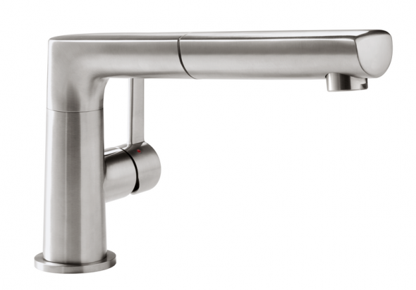 Villeroy&amp;Boch Sorano Shower bateria kuchenna z wyciąganą wylewką stal szczotkowana 926800LC