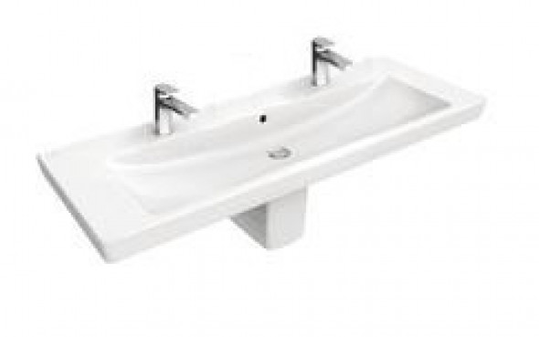 Villeroy&amp;Boch Subway 2.0 umywalka meblowa 130cm biała weiss alpin ceramicplus 7176D2R1