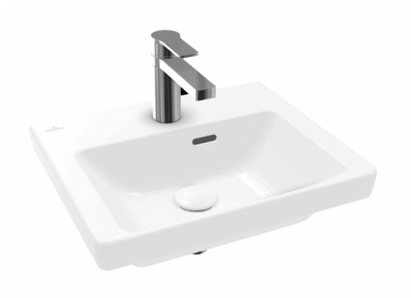 Villeroy&amp;Boch Subway 3.0 umywalka meblowa 45x37 cm z przelewem Weiss Alpin CeramicPlus 4370FKR1