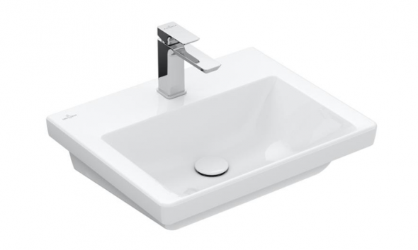 Villeroy&amp;Boch Subway 3.0 umywalka meblowa 55x44 cm bez przelewu Weiss Alpin CeramicPlus 4A70F5R1