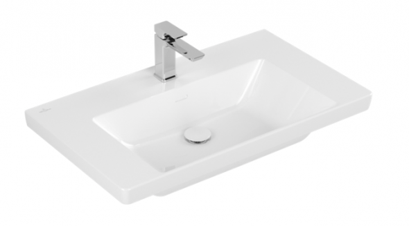Villeroy&amp;Boch Subway 3.0 umywalka meblowa 80x47 cm bez przelewu weiss alpin 4A708101
