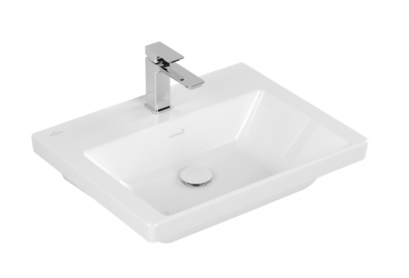 Villeroy&amp;Boch Subway 3.0 umywalka meblowa szlifowana 60x47 cm bez przelewu weiss alpin 4A706L01