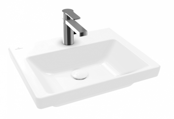 Villeroy&amp;Boch Subway 3.0 umywalka wisząca 50x40 cm bez przelewu Weiss Alpin CeramicPlus 437051R1