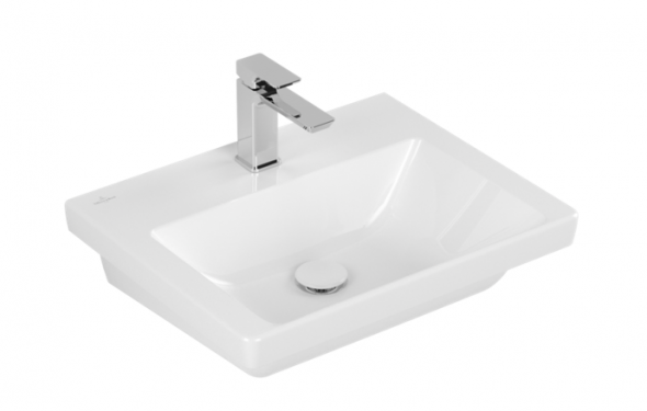 Villeroy&amp;Boch Subway 3.0 umywalka wisząca 55x44 cm bez przelewu Weiss Alpin 4A705601
