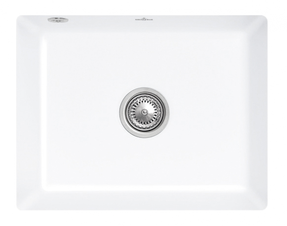Villeroy&amp;Boch Subway 60SU zlewozmywak ceramiczny 1 komora podwieszana Weiss Alpin CeramicPlus 331001R1