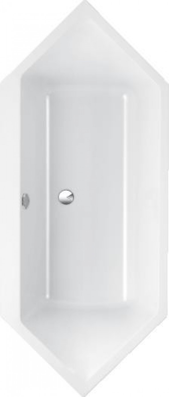 Villeroy&amp;Boch Subway Duo wanna sześciokątna 190x80 biała weiss aplin UBA 190 SUB 6V-01