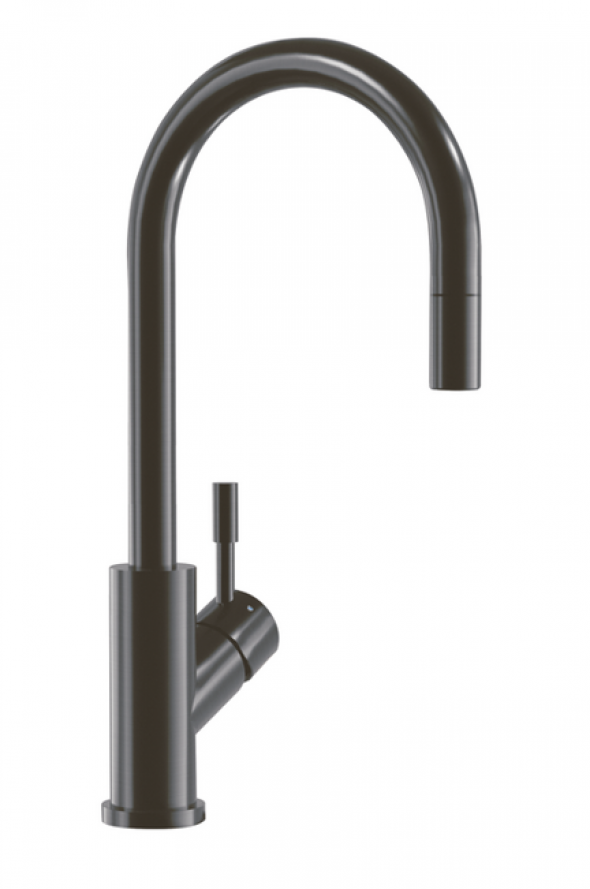 Villeroy&amp;Boch Umbrella Flex bateria kuchenna z wyciąganą wylewką antracyt 92540005