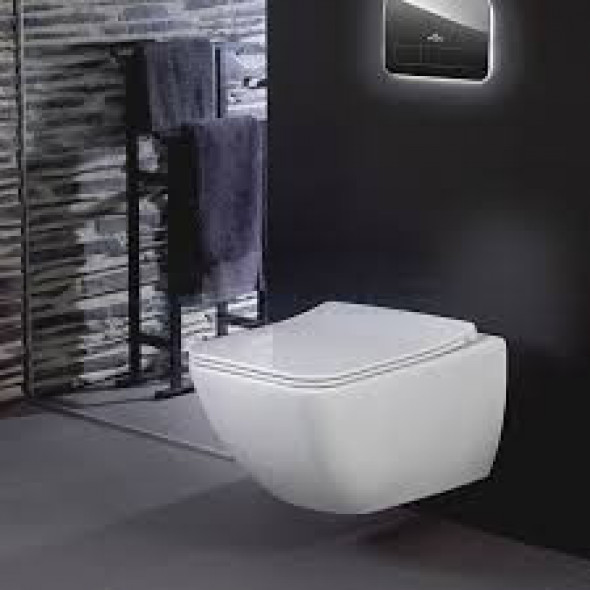 Villeroy&amp;Boch Venticello DirectFlush muszla wisząca ceramicplus + deska wolnoopadająca 4611RLR1
