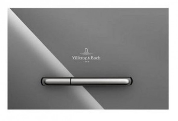 Villeroy&amp;Boch ViConnect E300 przycisk do stelaża WC antracyt/chrom mat 922169D8